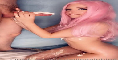 Blowjob 720p video featuring the breathtaking Belle Delphine