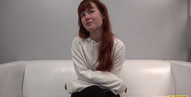 CzechCasting Jana shows her perky ass in preparation for hot sex