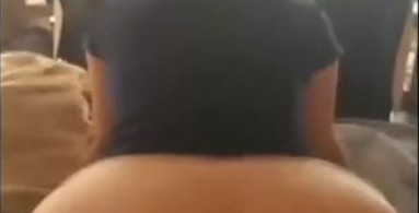 Quickly making son cum with her colossal booty of hers was the goal