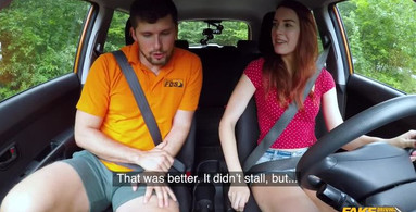 Charlie Red fucked by the perverted car instructor