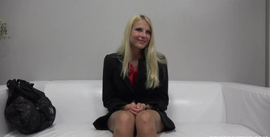 Cute blonde babe Lea talks about her wild past experiences