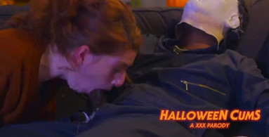 Michael Myers FUCKS Aria Carson on Halloween night!