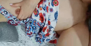 pregnant wife loves when i cum in her thin pussy