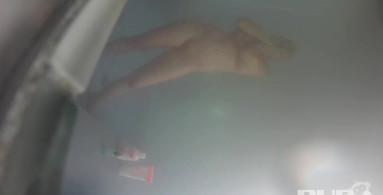 Puba - Hidden Camera in the shower records Leya washing herself