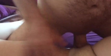 Her creamy wet pussy makes him cum in no time