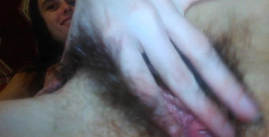 Hot Girl Pretty Hairy Pink Pussy Spread Clit Clitoris Pubic Hair Tease
