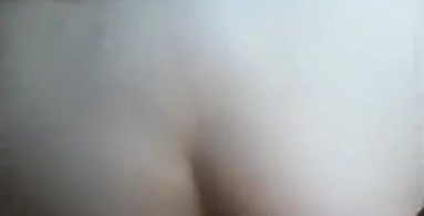 While she smokes on the balcony fucked in her wet pussy