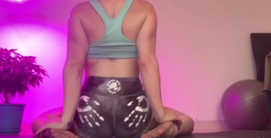 Intense orgasm after yoga practice