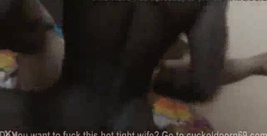 Housewife takes Blackzilla and squirts all over