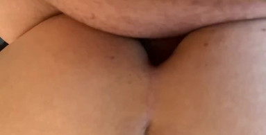 Fucking her in the ass like she loves it