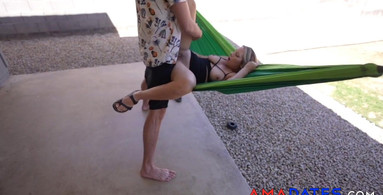 Fucking Outside in a Hammock
