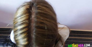 German MILF Gives Rough Blowjob